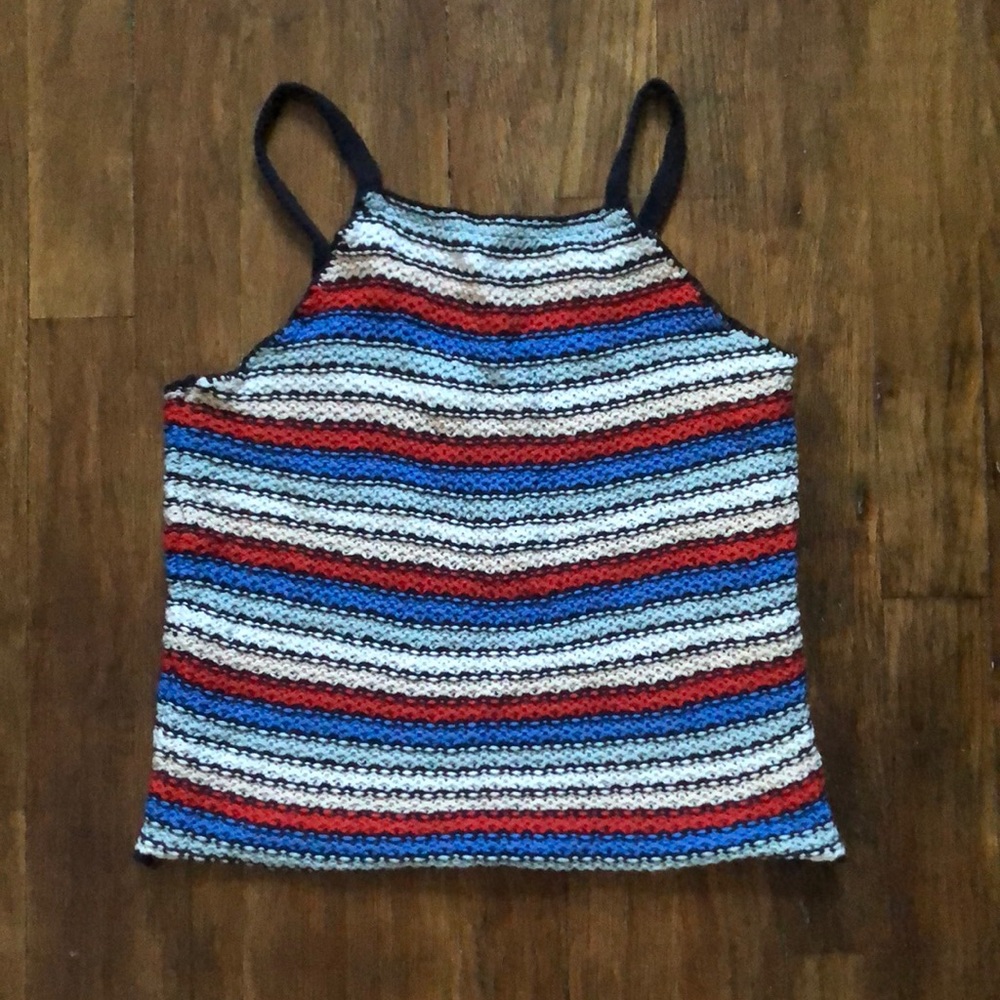 Forever 21 Girls Knit Stipe Tank Top